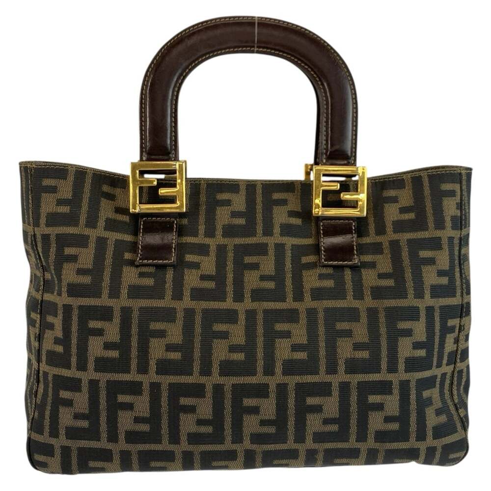 Fendi Vintage Ff Handle Tote Zucca #326009F84B